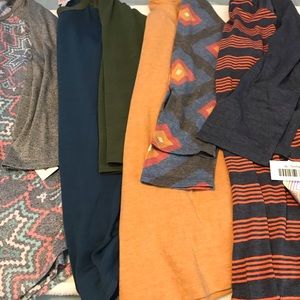 Lot of 4 LulaRoe Randy baseball tees medium